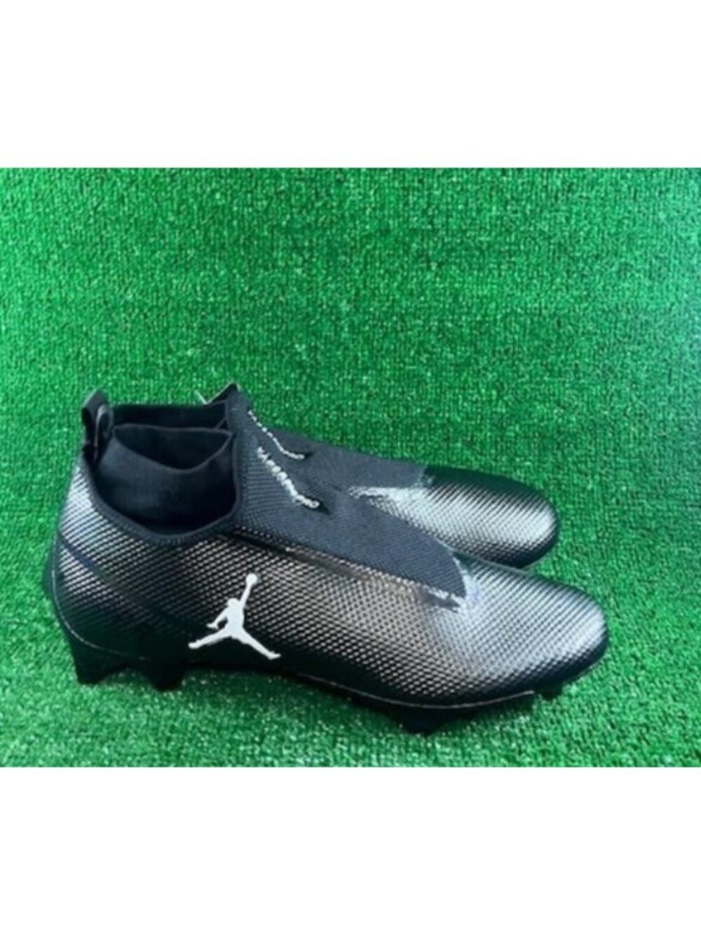 Air Jordan Vapor Edge Pro 360 Promo Black Football Cleats CV1668-003 Size 16